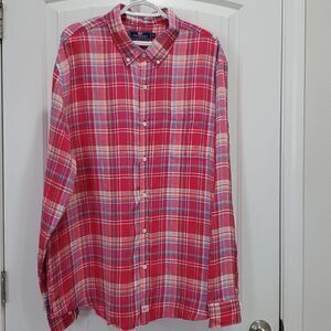 Vineyard Vines Mens 100%Linen, Slim Fit Murray, Size XXL